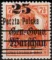 Wydanie przedrukowane na znaczkach GG Warschau znaczek nr 13