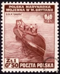 Zniszczenia dokonane przez Niemców w Polsce. Wojsko polskie w Wielkiej Brytanii - znaczek nr H338