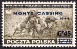 Zdobycie Monte Cassino - znaczek nr P338