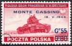 Zdobycie Monte Cassino - znaczek nr R338