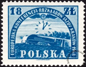 Europejska konferencja Rozkładów Jazdy w Krakowie - znaczek nr 469