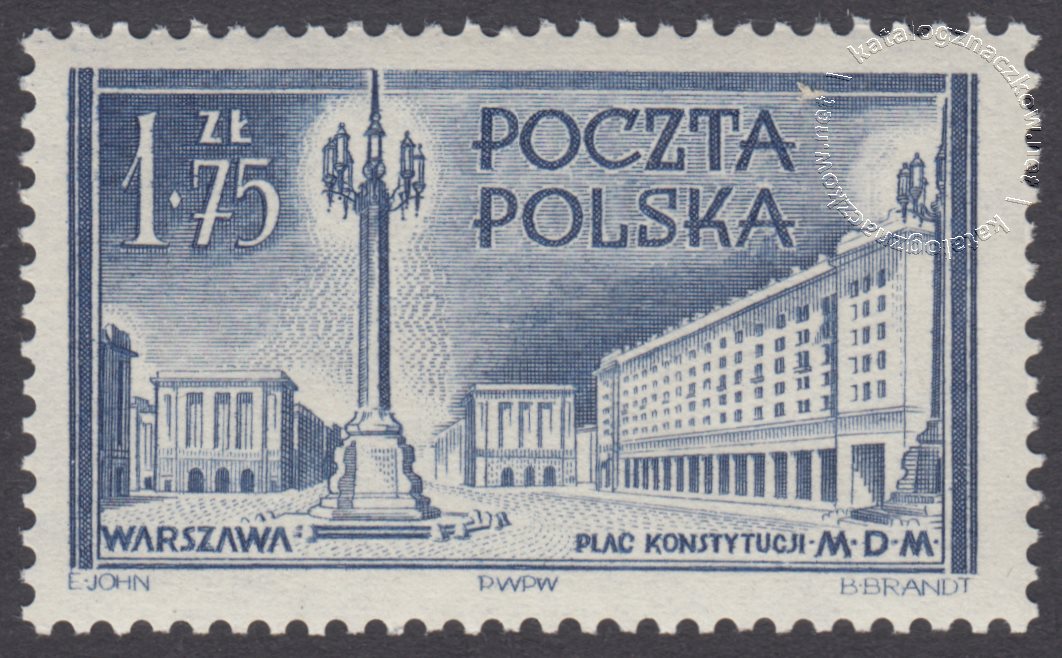 Budowle Warszawy znaczek nr 687