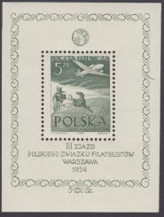 III Zjazd Polskiego Związku Filatelistów - Blok 13
