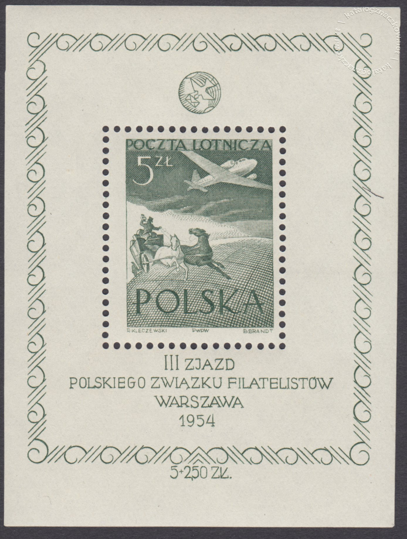 III Zjazd Polskiego Związku Filatelistów – Blok 13