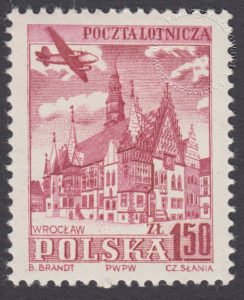 Wydanie na przesyłki lotnicze - budowle historyczne - 718
