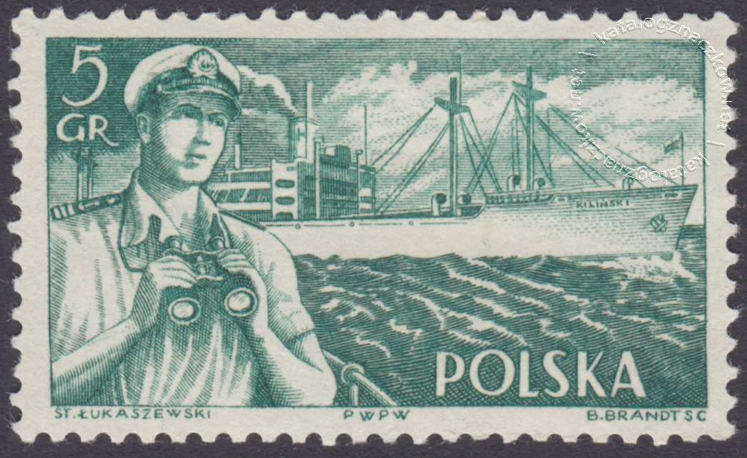 Statki polskie znaczek nr 815