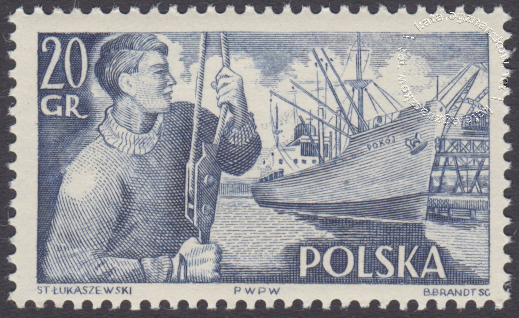 Statki polskie znaczek nr 817