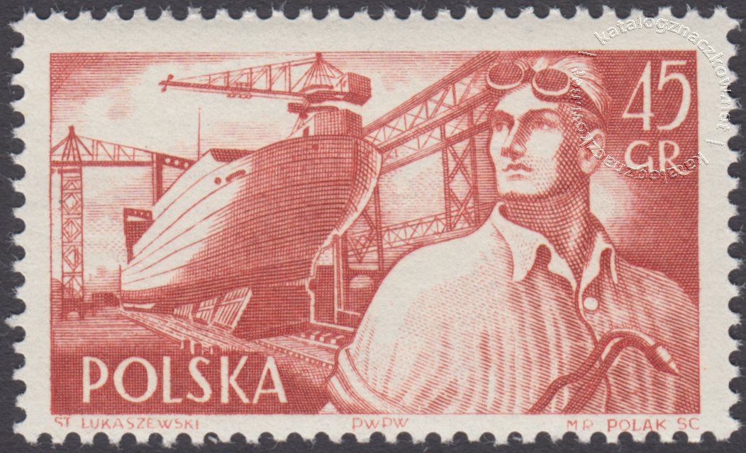 Statki polskie znaczek nr 818