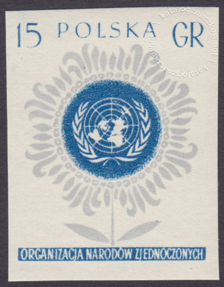 Organizacja Narodów Zjednoczonych znaczek nr 855A
