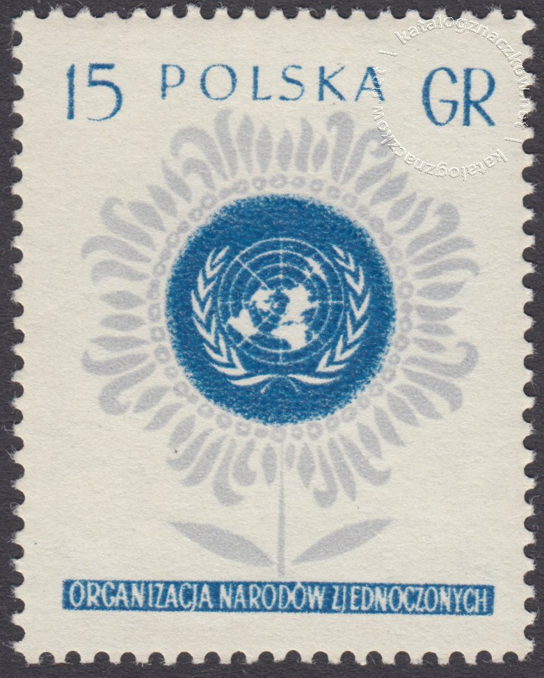 Organizacja Narodów Zjednoczonych znaczek nr 855B