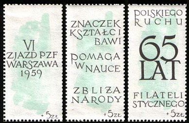 65 lecie polskiego ruchu filatelistycznego - 956