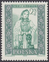 Polskie stroje ludowe - 1000B