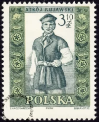 Polskie stroje ludowe - 1016B