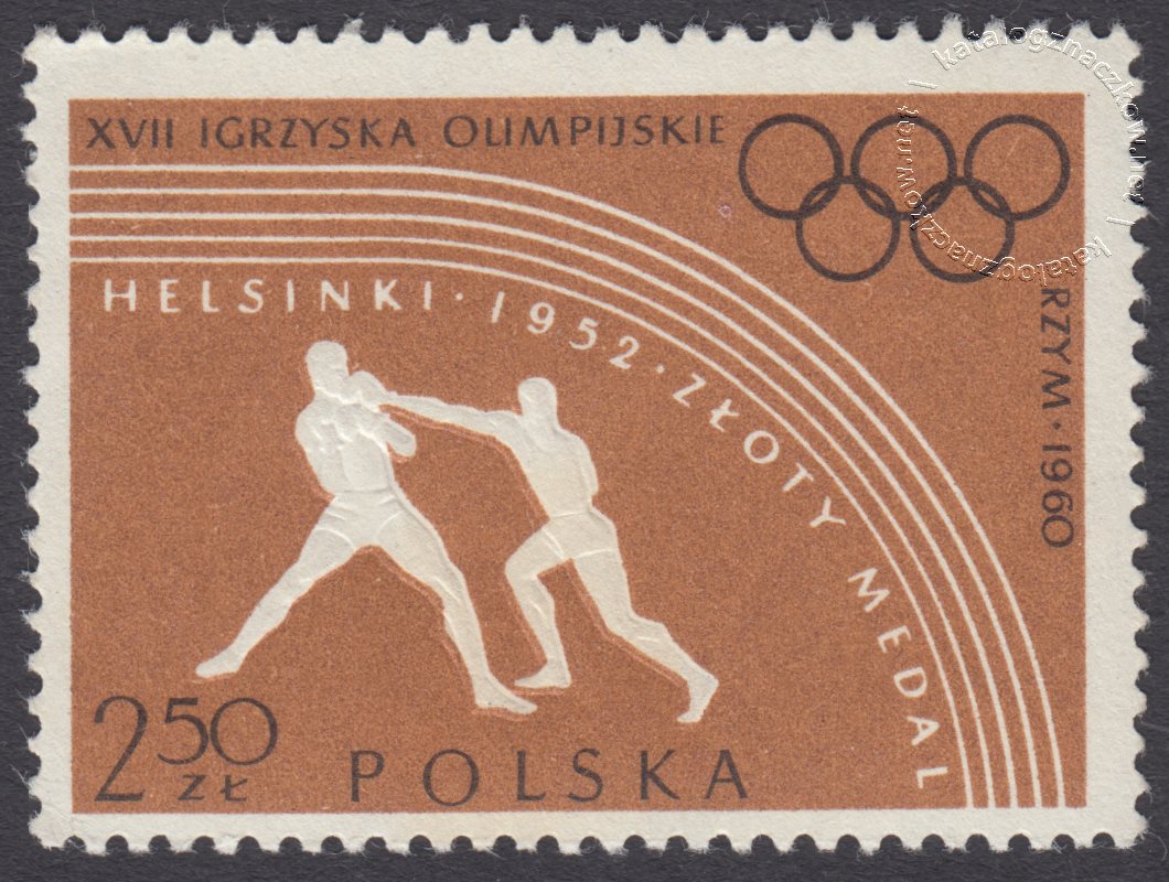 XVII Igrzyska Olimpijskie w Rzymie znaczek nr 1027B