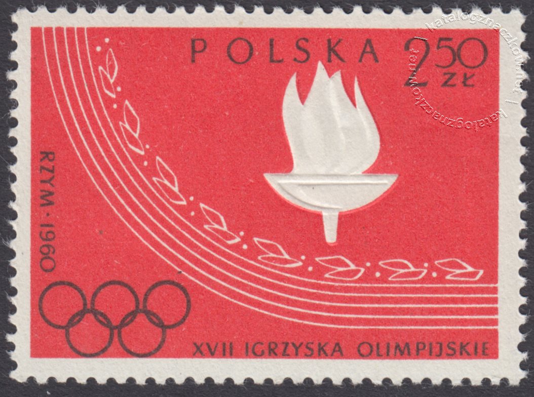 XVII Igrzyska Olimpijskie w Rzymie znaczek nr 1028B