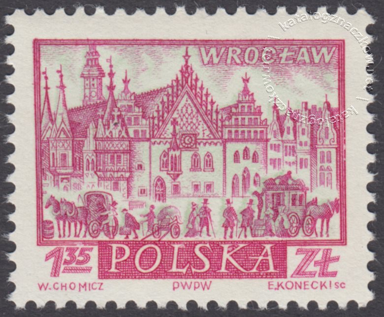 Historyczne miasta polskie znaczek nr 1054