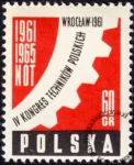 IV Kongres Techników Polskich znaczek nr 1081