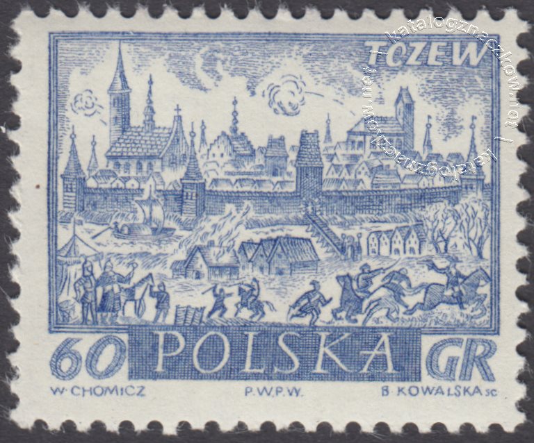 Historyczne miasta polskie znaczek nr 1084