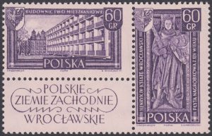 Polskie Ziemie Zachodnie znaczki nr 1105-1106