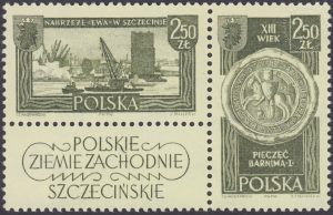 Polskie Ziemie Zachodnie znaczki nr 1107-1108