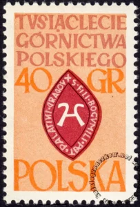 Tysiąclecie górnictwa polskiego znaczek nr 1124