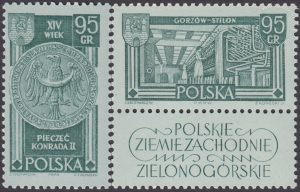 Polskie Ziemie Zachodnie znaczki nr 1153-1154
