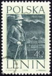 50 rocznica pobytu Lenina w Polsce znaczek nr 1161