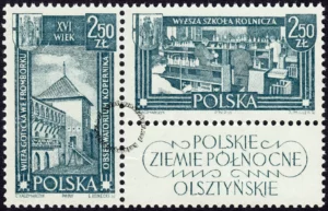 Polskie Ziemie Północne znaczek nr 1175-76