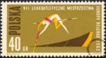 VII Lekkoatletyczne Mistrzostwa Europy w Belgradzie znaczek nr 1190B