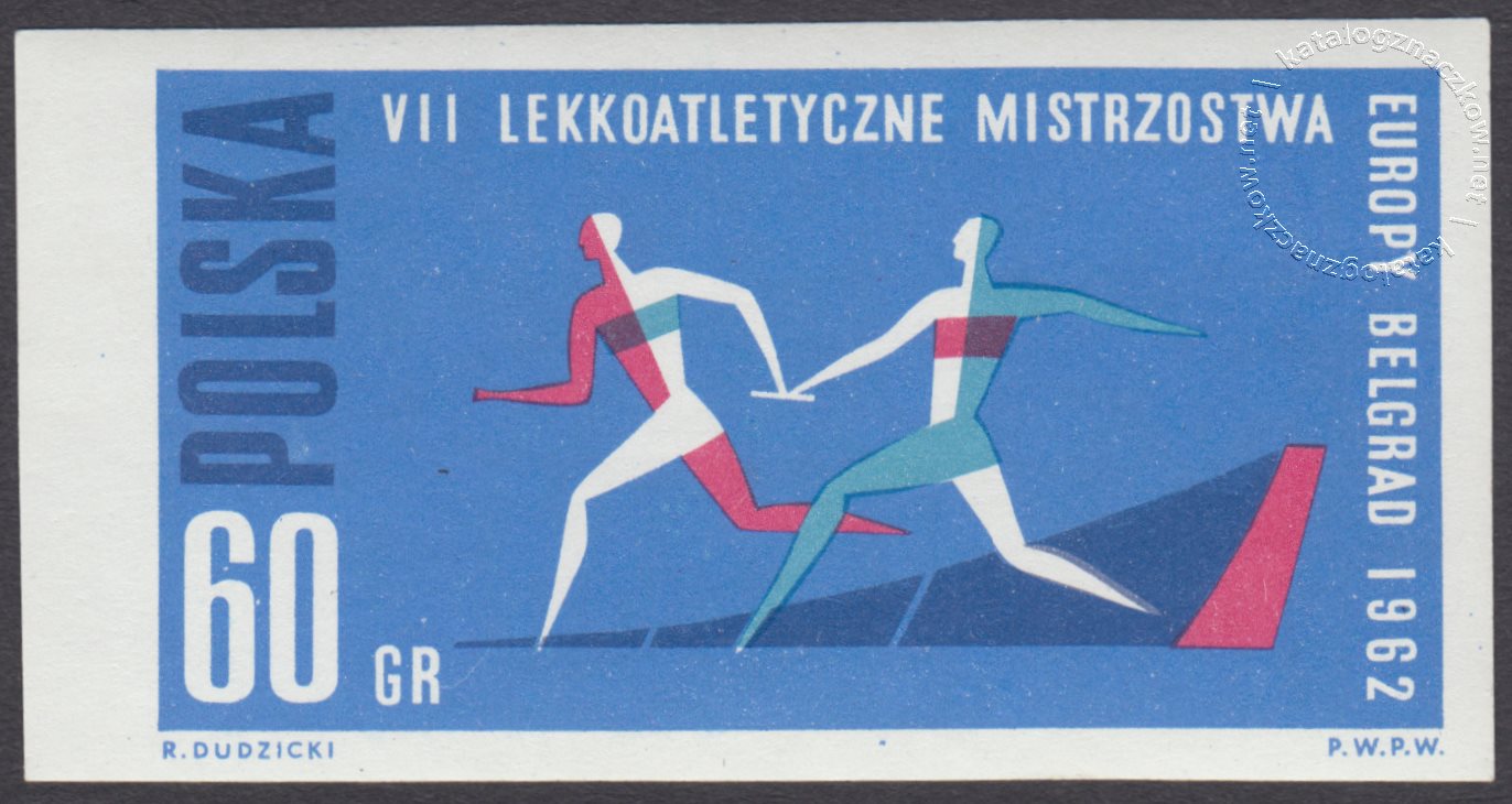 VII Lekkoatletyczne Mistrzostwa Europy w Belgradzie znazek nr 1191A