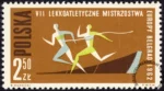VII Lekkoatletyczne Mistrzostwa Europy w Belgradzie znaczek nr 1196B