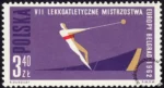 VII Lekkoatletyczne Mistrzostwa Europy w Belgradzie znaczek nr 1197B