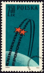 Pierwszy zespołowy lot kosmiczny znaczek numer 1203