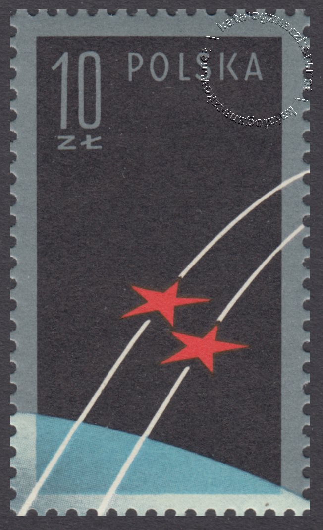 Pierwszy zespołowy lot kosmiczny znaczek nr 1204