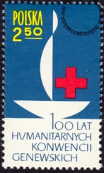 100 rocznica Międzynarodowego Czerwonego Krzyża znaczek nr 1244