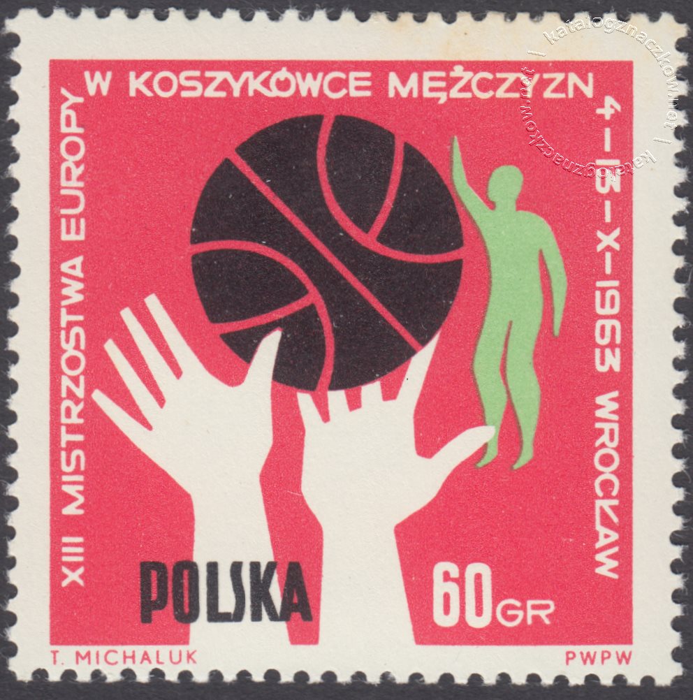 XIII Mistrzostwa Europy w koszykówce znaczek nr 1272