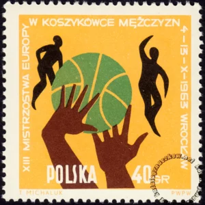 XIII Mistrzostwa Europy w koszykówce znaczek nr 1270