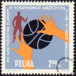 XIII Mistrzostwa Europy w koszykówce znaczek nr 1274