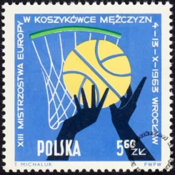 XIII Mistrzostwa Europy w koszykówce znaczek nr 1275