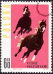 Konie polskie znaczek nr 1303