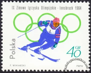 IX Zimowe Igrzyska Olimpijskie w Innsbrucku znaczek nr 1311