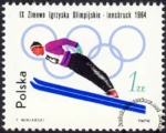 IX Zimowe Igrzyska Olimpijskie w Innsbrucku znaczek nr 1313