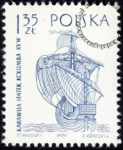 Statki żaglowe znaczek numer 1317