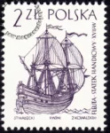 Statki żaglowe znaczek numer 1320