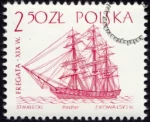 Statki żaglowe znaczek numer 1322