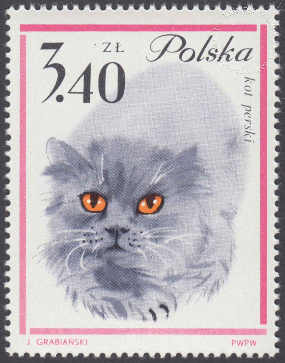 Koty znaczek nr 1335