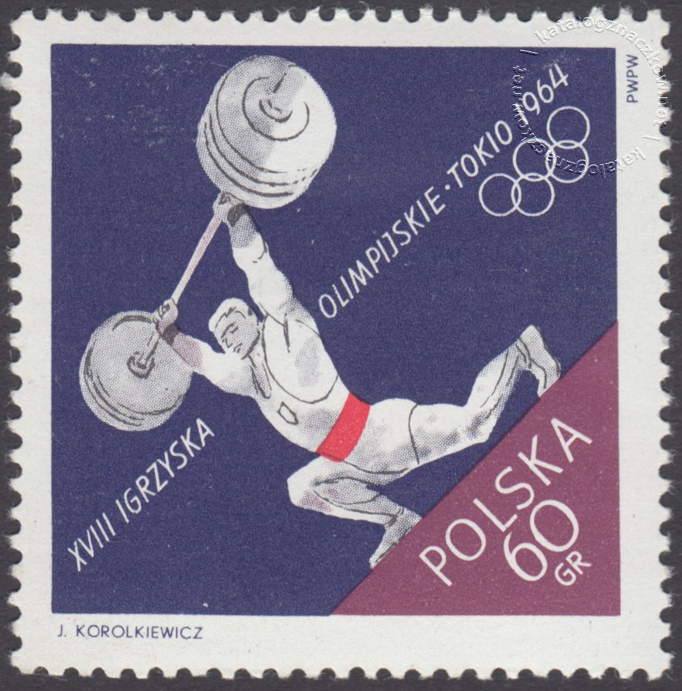 XVIII Igrzyska Olimpijskie w Tokio znaczek nr 1368