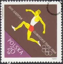 XVIII Igrzyska Olimpijskie w Tokio znaczek numer 1366