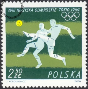 XVIII Igrzyska Olimpijskie w Tokio znaczek numer 1371