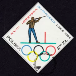 XVIII Igrzyska Olimpijskie w Tokio znaczek numer 1374